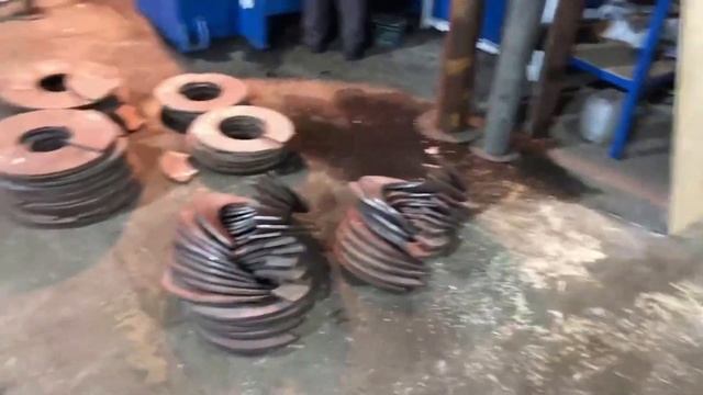 ★ Гибка шнеков из марки стали Хардокс (Hardox) на заказ. Sectional Helix Forming Machine ★ смотреть онлайн