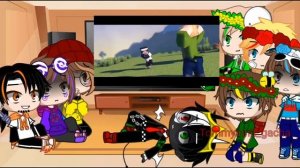 Dream SMP react to Dream VS Tommyinnit {Gacha Glitch} [Tommyinnit_gacha] (lazy)