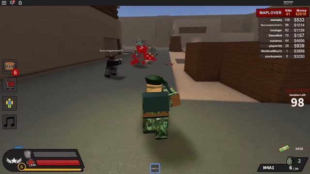 Zombie Apocalypse!?!?: Roblox Blood Fest смотреть онлайн