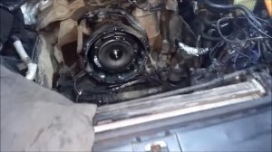 #062 снятие двигателя Audi Q7,VW Touareg