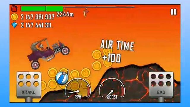 HOW TO CROSS VOLCANO STAGE ON HILL CLIMB RACING HACK VERSION GAME # THE GAMING AREA #HILL CLIMB ??? смотреть онлайн