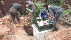 Установка септика Волгарь 5 - Септикдом