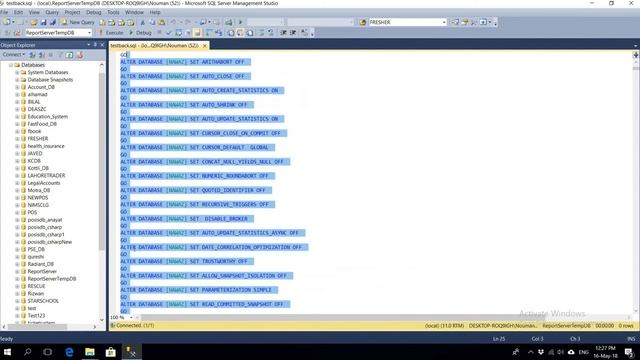 Run Microsoft SQL Server Database Script смотреть онлайн
