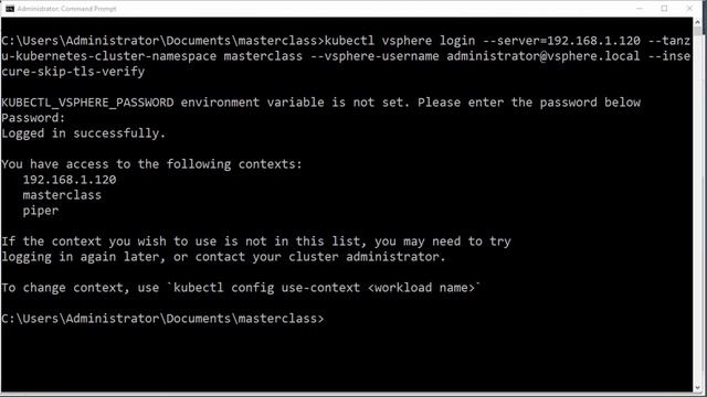 Tanzu Namespace and Kubernetes cluster creation on Dell смотреть онлайн