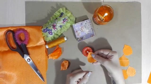 МАСТЕР КЛАСС Цветы из ткани Как сделать цветок из ткани Изделие из ткани смотреть онлайн