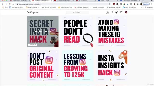 How to Create Converting Instagram Content in Canva - The Ultimate Canva Master Course on Udemy смотреть онлайн