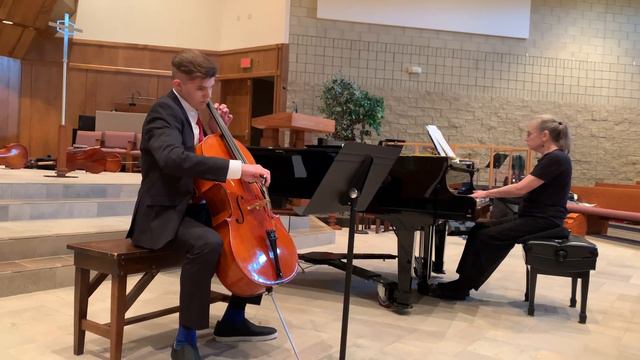 Robert Brown- Sonata No. 1 in E Minor, Opus 38 for Cello and Piano- Brahms- Allegro non troppo смотреть онлайн
