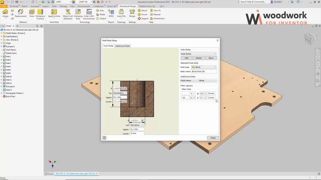 Inventor Knock Down Furniture - Woodwork For Inventor Hole Notes Series 1 смотреть онлайн