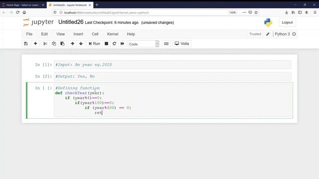 Python Program to Check whether Year is a Leap Year or not смотреть онлайн