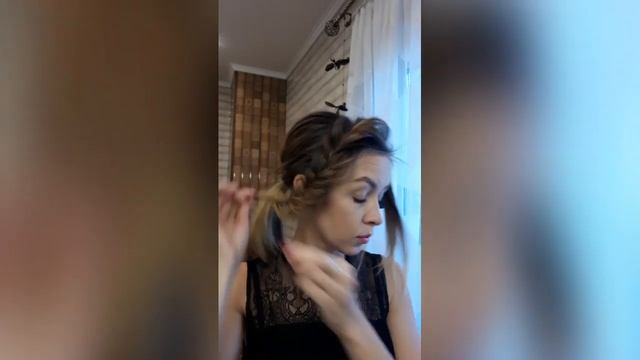 Прическа для себя - низкий пучок смотреть онлайн