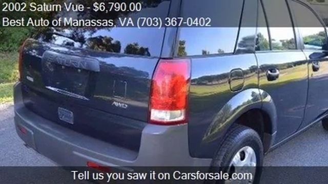 2002 Saturn Vue for sale in Manassas, VA 20110 at the Best A смотреть онлайн