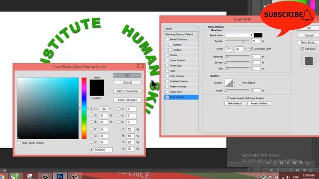 How To Type Rounded Text Photoshop CC 2014 смотреть онлайн