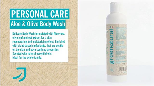 GREENATURAL Aloe & Olive Regenerating Body Wash 250 ml – 8052400932544 (Cod. GREEN11) смотреть онлайн