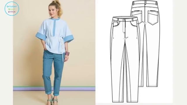 Burda Extra 6/2021 | Knipmode Line Drawings