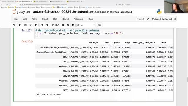 AutoML Fall School 2022- Hands-on tutorial H20 смотреть онлайн