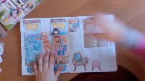 Бумажный домик для кукол Барби / Paper house for Barbie dolls