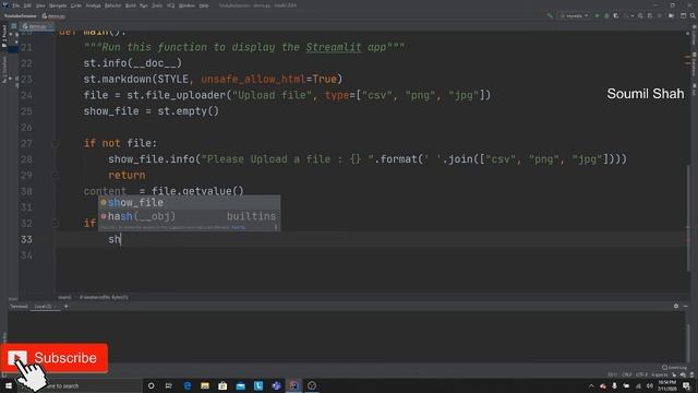 File Upload JPEG | PNG | CSV on streamlit python code смотреть онлайн