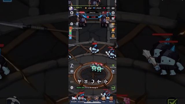 Blade idle ep 31 - Cursed tower Zone 3 смотреть онлайн