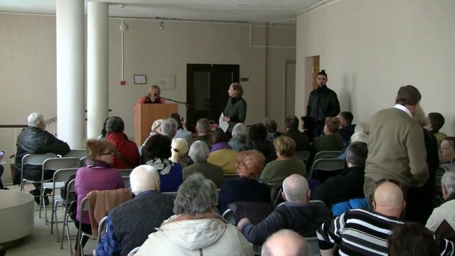 СНТ "Восход" Смольнинского района. Собрание 9 апреля 2016. ДК им. Газа смотреть онлайн