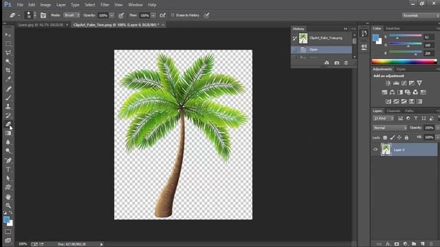 Adobe Photoshop interface- The tools panel смотреть онлайн