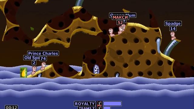 Прохождение DeathMatch Worms Armageddon b21 [часть 9]Элита смотреть онлайн