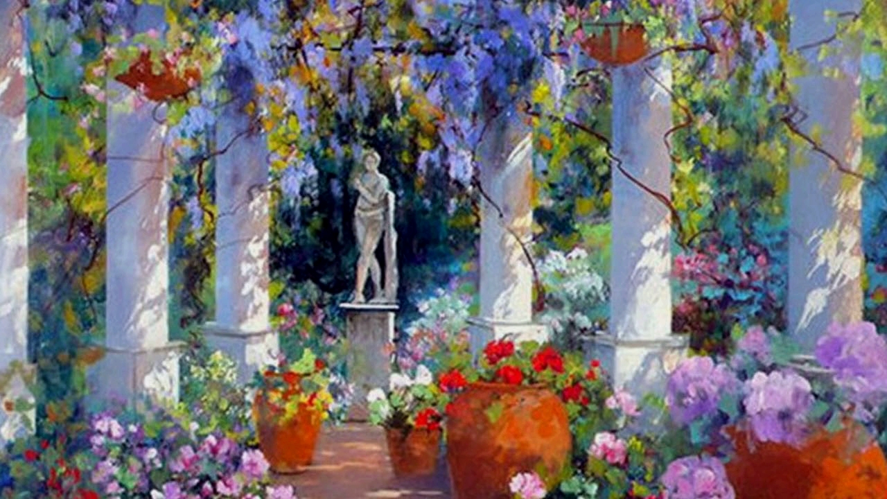 Французский художник Лоран Парселье (Laurent Parcelier). Светлая гармония смотреть онлайн