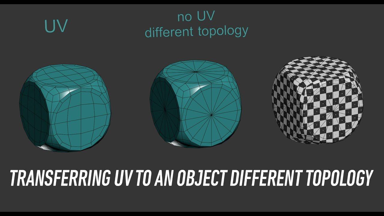 Dark Max № 86 - Transferring UV to an object different topology смотреть онлайн