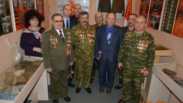 Визитка музея воинов-интернационалистов ГУО "Средняя школа №8 г.Полоцка" смотреть онлайн