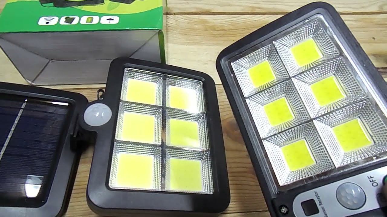 41 Сравнение светильников на солнечных элементах JX-616A и FX-583 краткое описание смотреть онлайн