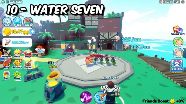 ALL *HIDDEN* BEACON LOACTIONS!!! (Worlds 1-17) In Anime Catching Simulator! смотреть онлайн