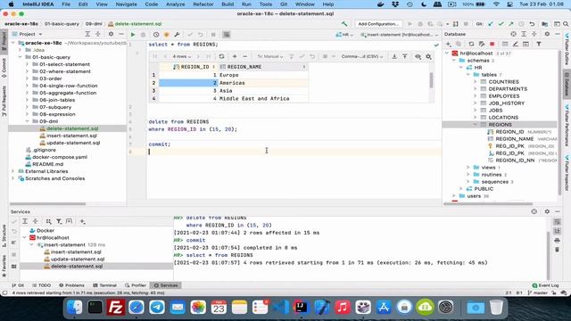 #11.c - Delete Statement (DML) | BELAJAR RDBMS ORACLE 18C смотреть онлайн