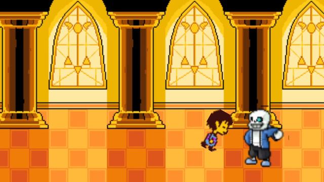 Frisk quiere pasar. animacion de sprites #undertale #sprites #sans смотреть онлайн