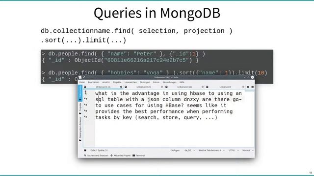 Modern Database Concepts - NoSQL Databases: HBase, MongoDB, Neo4J смотреть онлайн