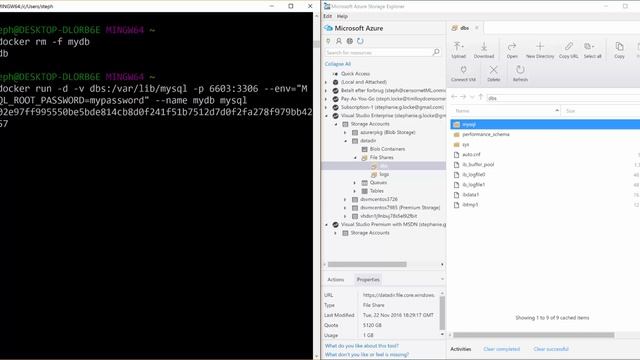 Recreate a database container against existing database files смотреть онлайн