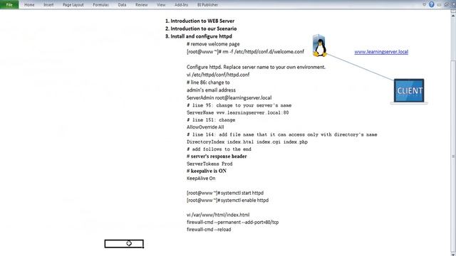 10 CentOS 7 - Linux Training - How to install and configure Web Server смотреть онлайн
