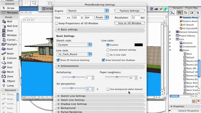 TUTORIAL ARCHICAD - Colored Sketch Render смотреть онлайн