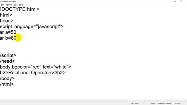I.T. Std-XI Relational Operators in Javascript смотреть онлайн