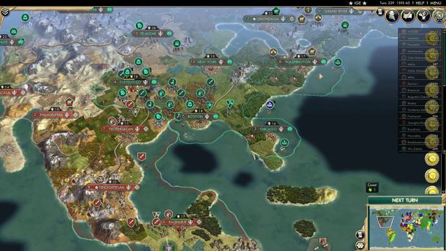 Civ 5 Gameplay: Brave New World Let’s Play - AI Only [ALL CIVS MOD] Part 15 смотреть онлайн