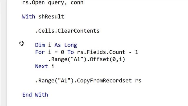 How to use ADO and VBA to Read from a Database смотреть онлайн