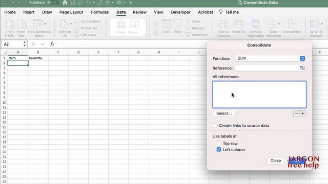 Excel: How to Use Consolidate смотреть онлайн