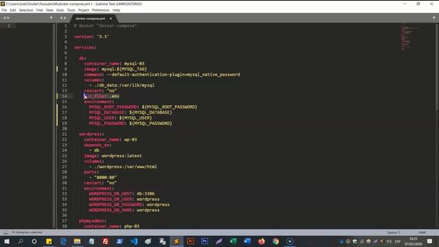 Docker Compose para WordPress - Environments - 04 смотреть онлайн
