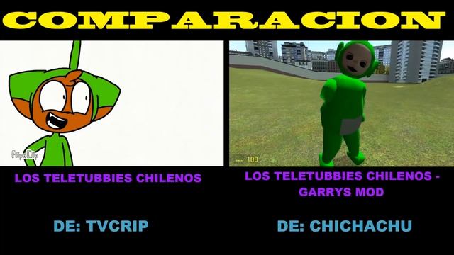 COMPARACIÓN: Los Teletubbies Chilenos vs Los Teletubbies Chilenos Garry's Mod смотреть онлайн
