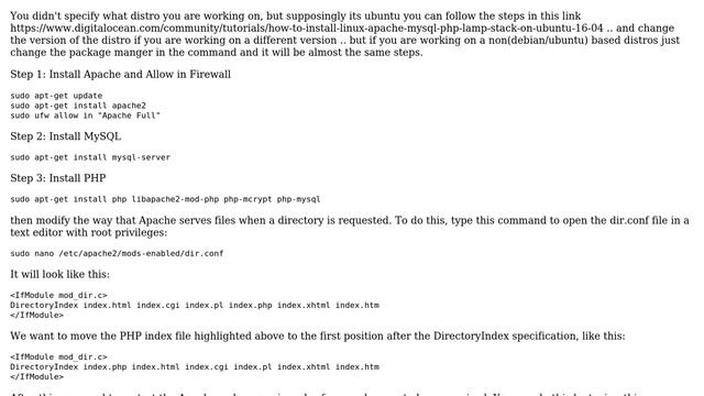 Ubuntu: PHP and related staff installation смотреть онлайн