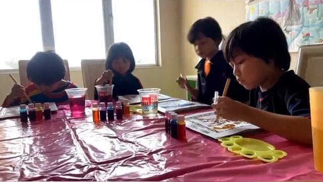 Kids activity | DIY batik painting смотреть онлайн
