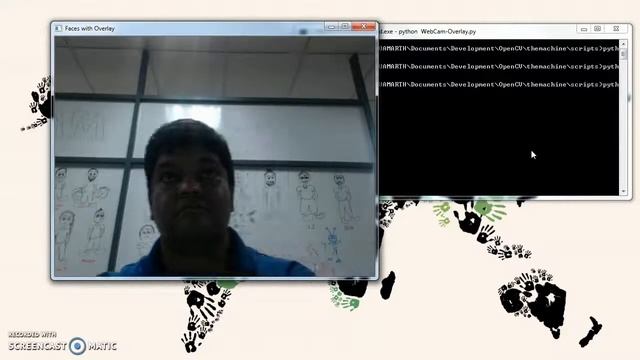 Snapchat like Image Overlays with Dlib, OpenCV, and Python смотреть онлайн