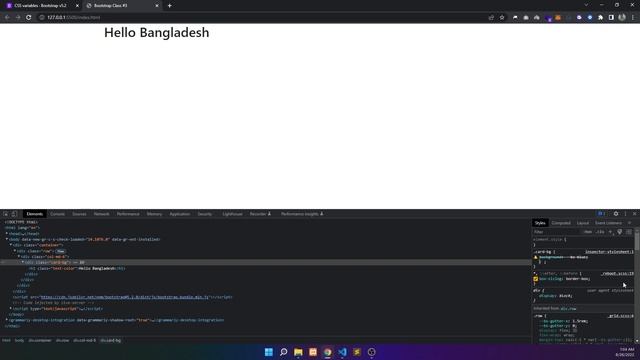 5 Bootstrap 5 Css Veriables | bootstrap5 bangla tutorial |How i use css variable class in bootstra смотреть онлайн