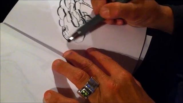 Susanne Höfler Zeichnen Asamkirche 4