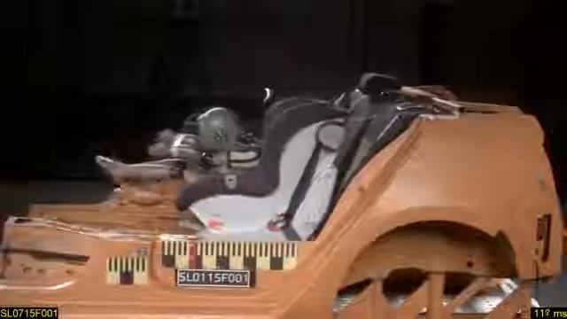 Britax Romer King II | группа 1 | краш-тест | фронтальный удар