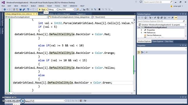 C# - How To Set Color To DataGridView Rows In C# [ with source code ] смотреть онлайн
