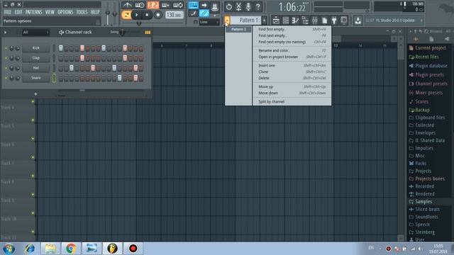 FL Studio 12 - Split by channel tutorial ? разделяем паттерны смотреть онлайн